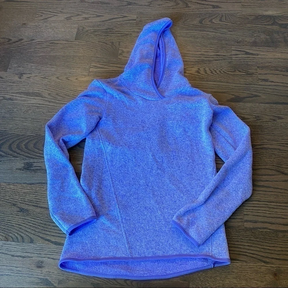 Girls C9 champion hooded long sleeve sweatshirt size XL 14-16 purple